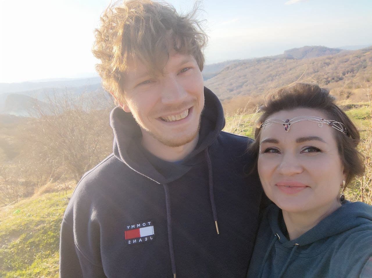 Evgeny and Arianne — owners of Original Sun cattery